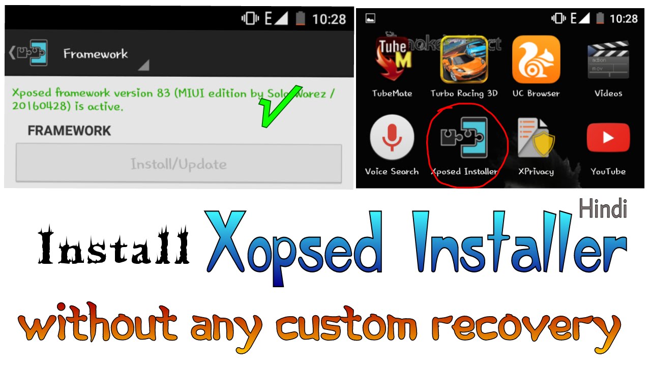 remove xposed installer